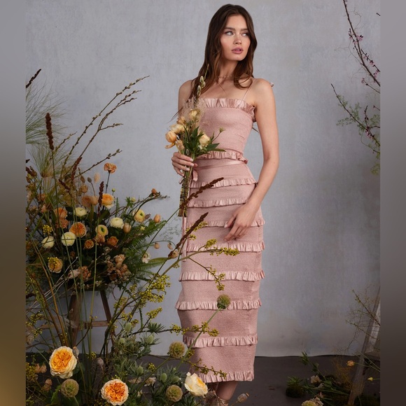 V. Chapman - The Lily Dress in Rose Dust (00) - Picture 2 of 7